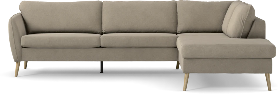 County - 2,5-sits soffa med divan höger - Beige