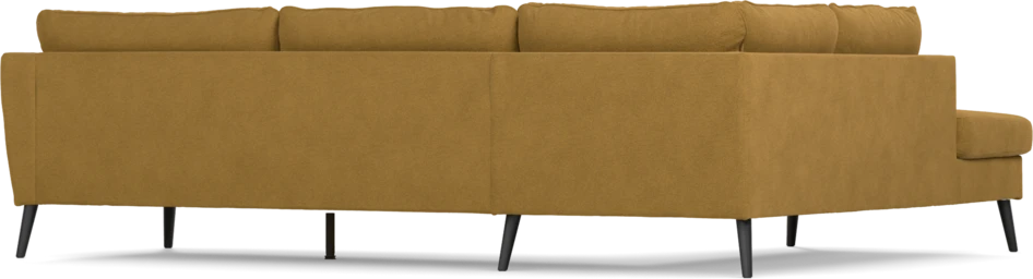 County - 2,5-sits soffa med divan vänster - Gul
