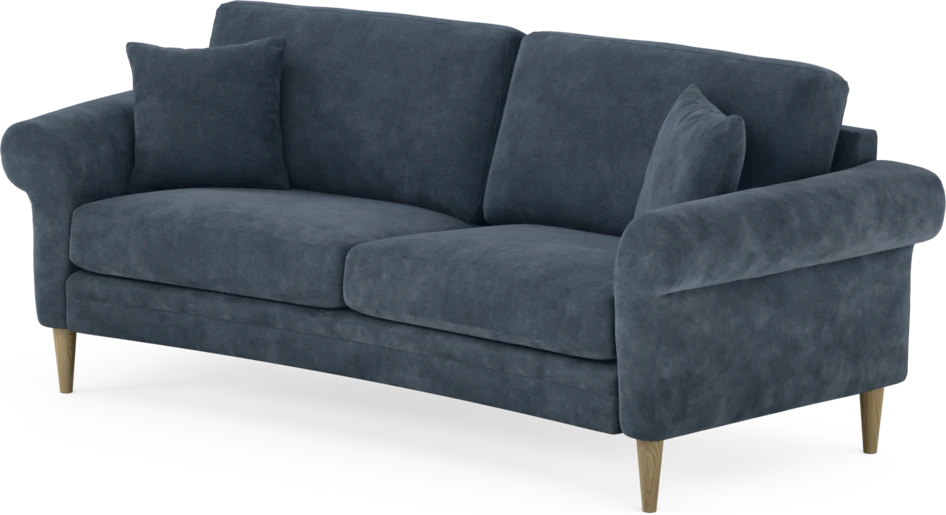 Eden - 2,5-sits soffa svängd - Blå