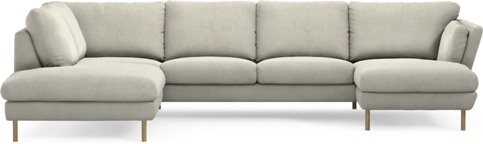 Madison Lux - 2-sits soffa med divan vänster och schäslong höger - Grå