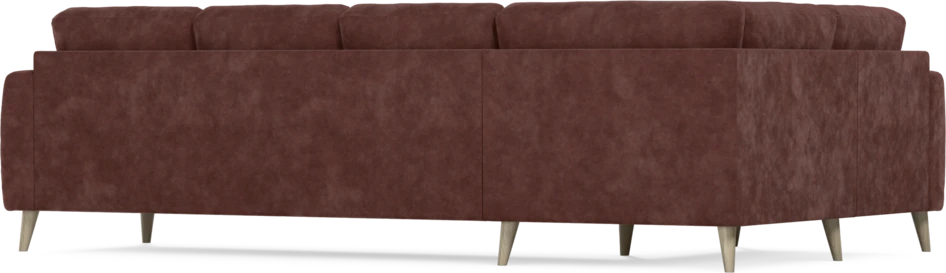 Eden - Hörnsoffa, 1+3-sits - Röd