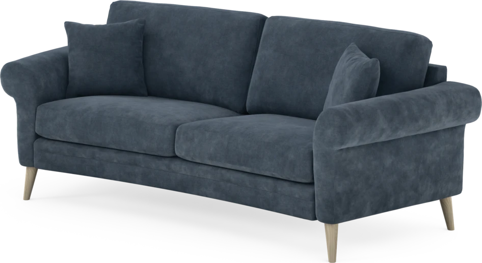 Eden - 2,5-sits soffa svängd - Blå