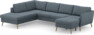 County - 3-sits soffa med divan vänster och schäslong höger - Blå