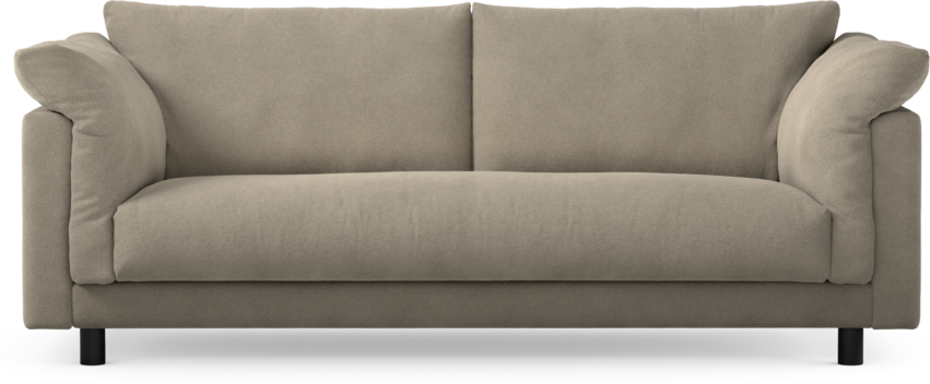 Cherrie - 2,5-sits soffa, hel dyna, fast klädsel - Beige