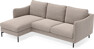 Madison Lux - 2-sits soffa med schäslong vänster - Beige