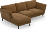 Madison Lux - 2-sits soffa med schäslong vänster - Brun