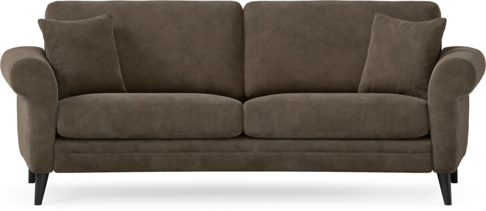 Eden - 2,5-sits soffa svängd - Brun