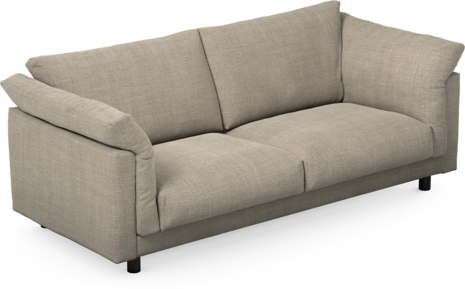 Cherrie - 2,5-sits soffa, fast klädsel - Beige