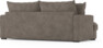 Mila - 3-sits soffa, hel dyna - Brun