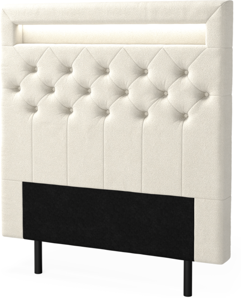 New York led - Sänggavel, 90-210 cm - Beige