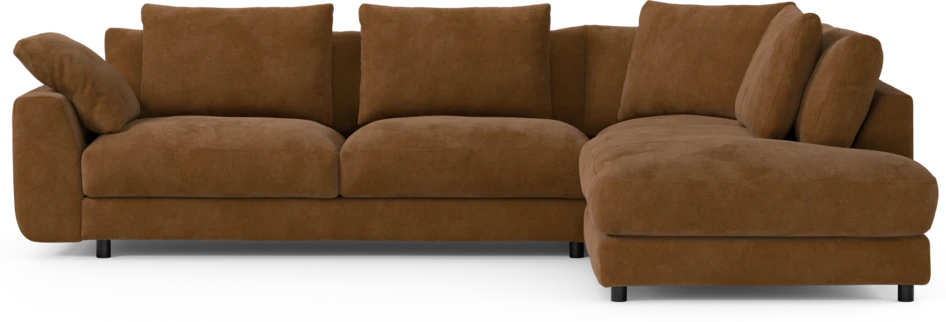 Amie - 3-sits med divan höger - Orange