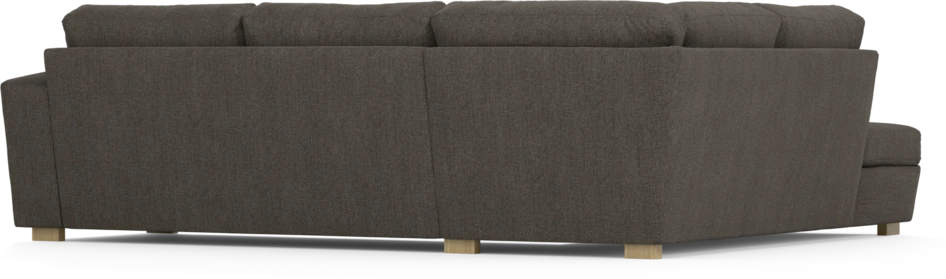 Friday - 2,5-sits soffa med divan vänster - Brun