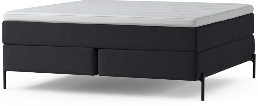 Delux Exclusive - Kontinentalsäng, dubbelsäng med bäddmadrass och sängben