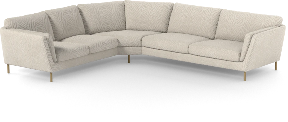 Madison Lux - Hörnsoffa 2+3-sits, hörn 2 - Vit