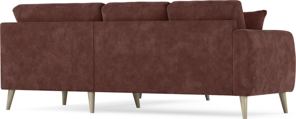 Eden - Hörnsoffa, 2+2-sits - Röd