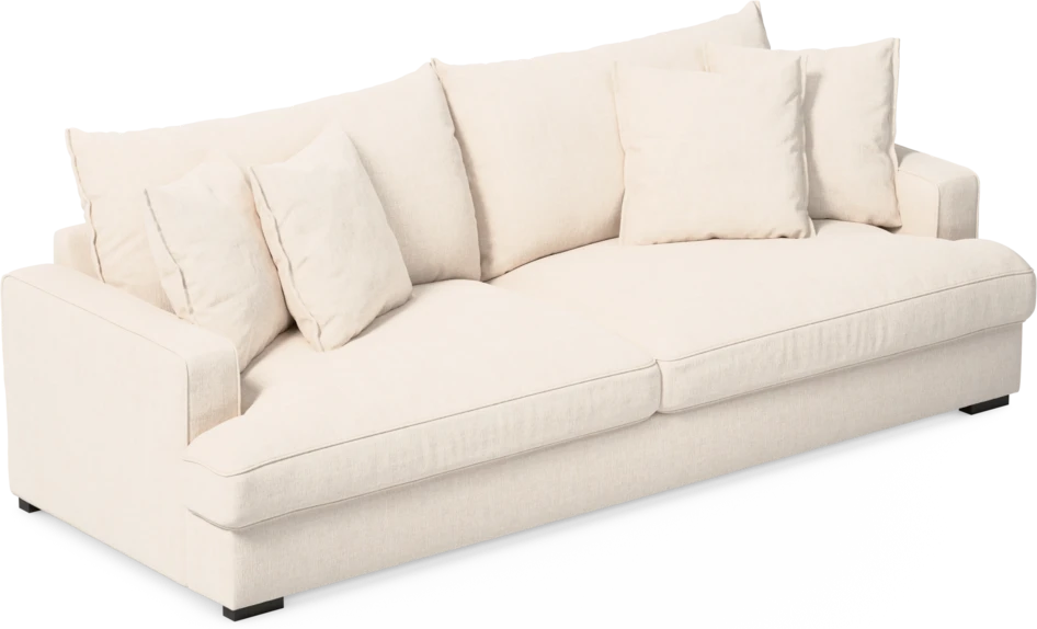 Mila - 4-sits soffa - Vit
