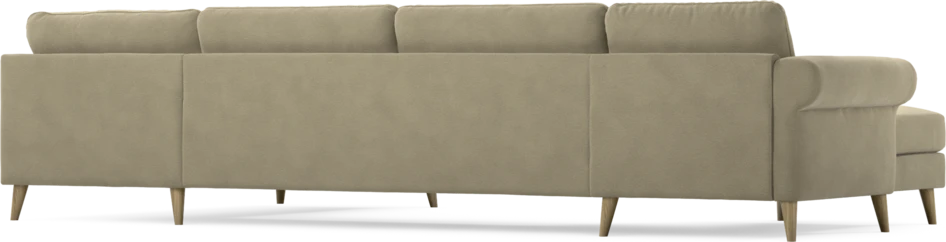Bridge - 3-sits soffa med schäslong vänster och divan höger - Beige
