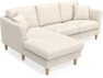 Eden - 2-sits soffa med schäslong - Beige