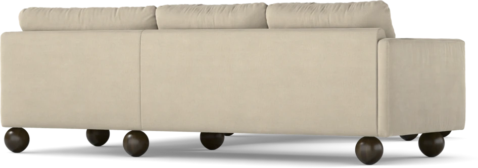 Madison Lux - Hörnsoffa med schäslong höger - Beige