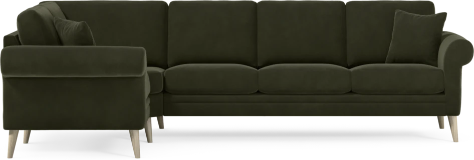 Eden - Hörnsoffa, 1+3-sits - Grön