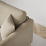 Eden - 2,5-sits svängd - Beige