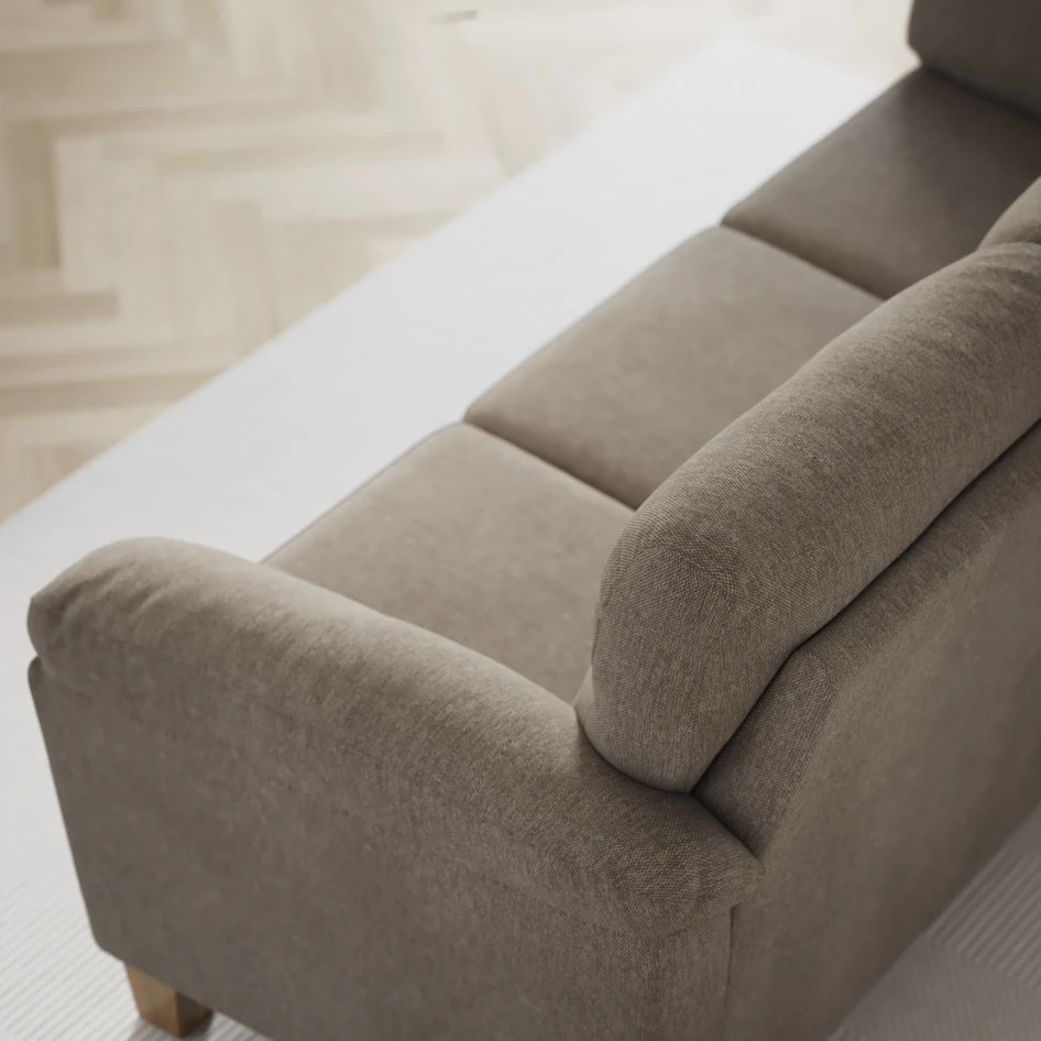 Tage - 3-sits soffa - Brun