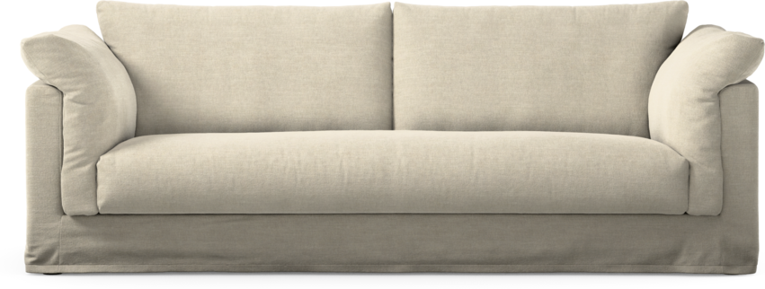 Cherrie Klädsel - Klädsel till 3-sits soffa, hel dyna - Beige