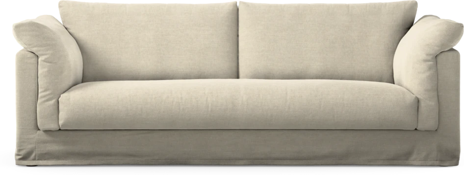 Cherrie Klädsel - Klädsel till 3-sits soffa, hel dyna - Beige