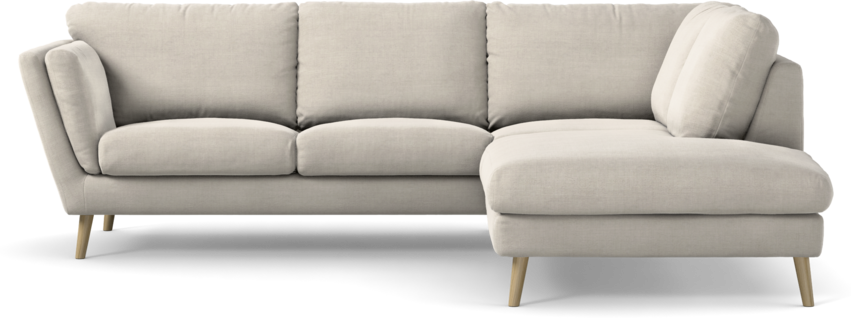 Madison - 2-sits soffa med divan höger - Beige