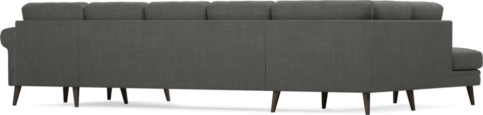 Eden - 3-sits soffa med divan vänster och schäslong höger - Grå