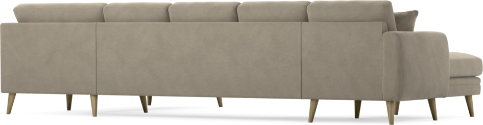 Eden - 3-sits soffa med schäslong vänster och divan höger - Beige