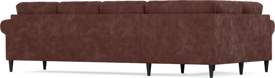 Eden - Hörnsoffa, 1+3-sits - Röd