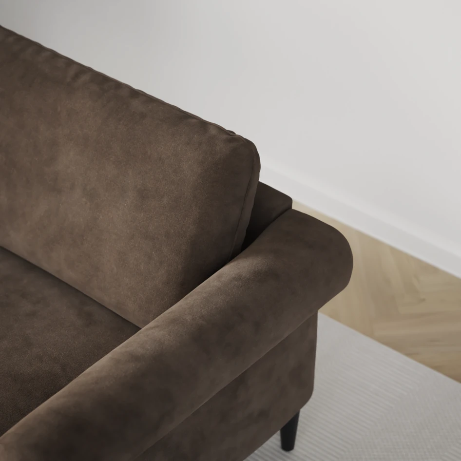 Bridge - 2-sits soffa - Brun