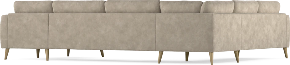 Bridge - Hörnsoffa, 2+3-sits med schäslong höger - Beige
