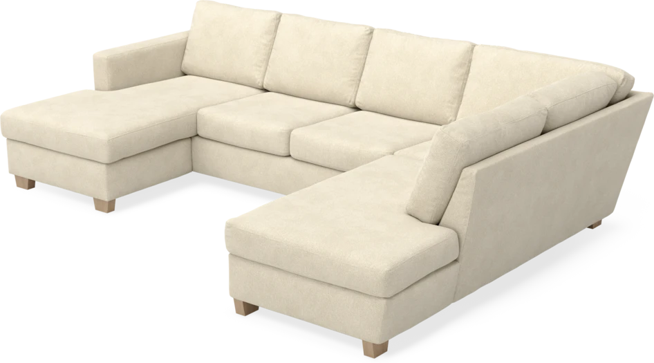 Friday - 3-sits soffa med schäslong vänster och divan höger - Beige