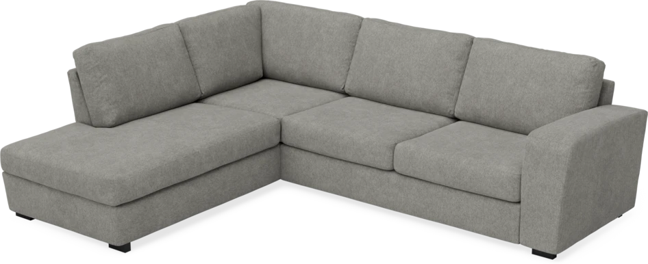 Friday - 2,5-sits soffa med divan vänster - Grå