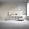 County - 4-sits soffa med schäslong vänster och divan höger - Beige