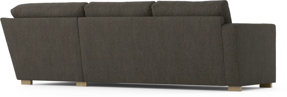Friday - 2,5-sits soffa med divan höger - Brun