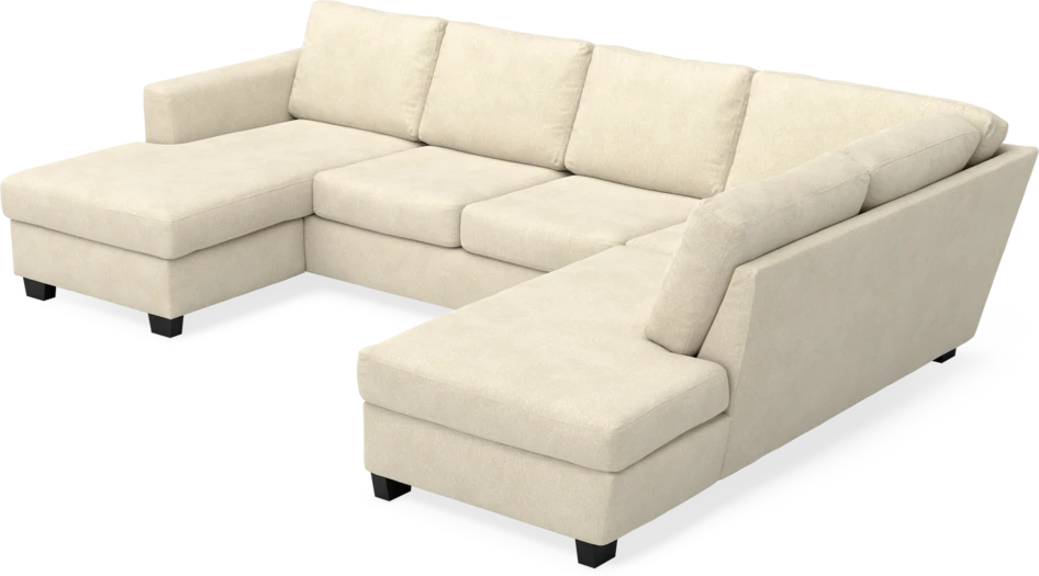 Friday - 3-sits soffa med schäslong vänster och divan höger - Beige