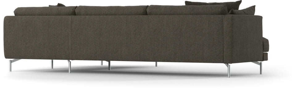Harper - 3-sits soffa med divan höger - Brun