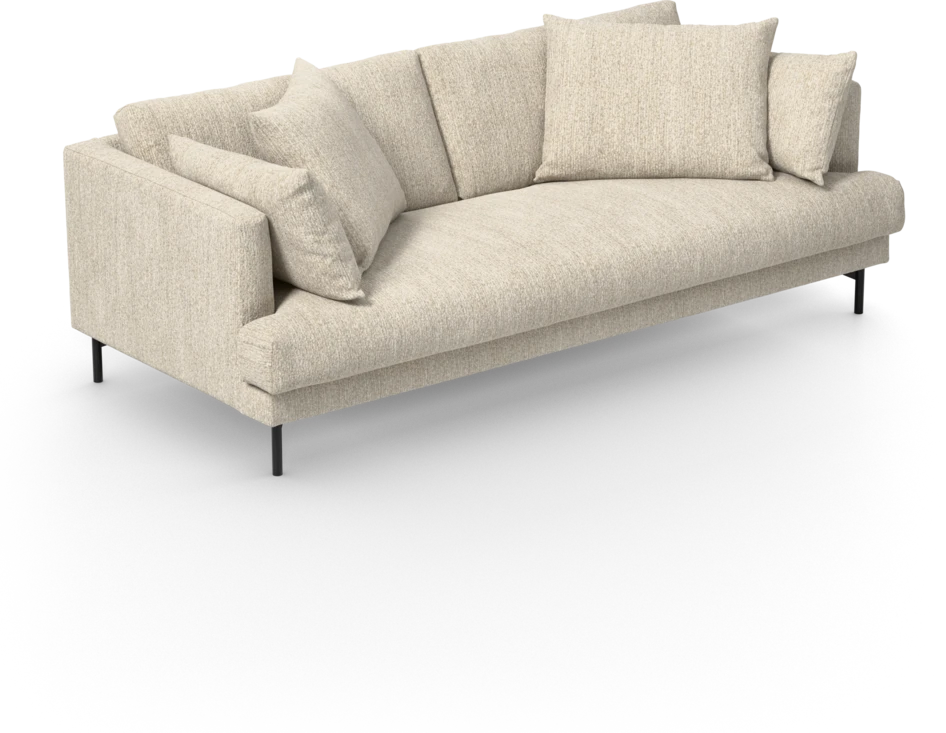 Harper - 3-sits soffa, hel dyna - Beige