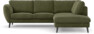 Madison Lux - 2-sits soffa med divan höger - Grön