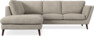 Madison Lux - 2-sits soffa med divan vänster - Vit