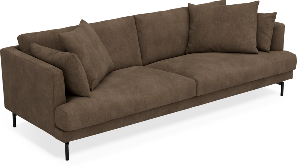 Harper - 4-sits soffa - Brun
