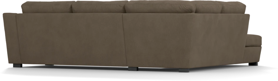 Friday - 2,5-sits soffa med divan vänster - Brun