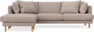 Harper - 4-sits med schäslong vänster - Beige