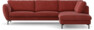 Madison Lux - 3-sits soffa med divan höger - Rosa