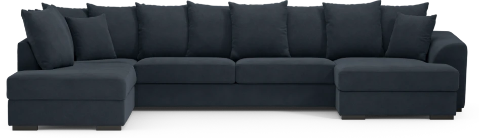 Town - 3-sits soffa med divan vänster och schäslong höger - Blå