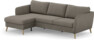 County - 3-sits soffa med flyttbar schäslong - Brun