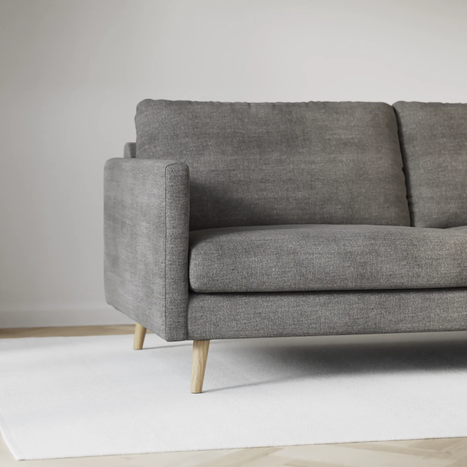 Madison - 2-sits soffa med divan vänster och schäslong höger - Grå